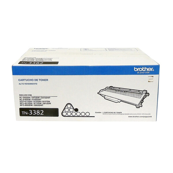 Toner Brother Tn3382 | Dcp-8112dn Hl-5452dn Hl-5472dw Dcp-815